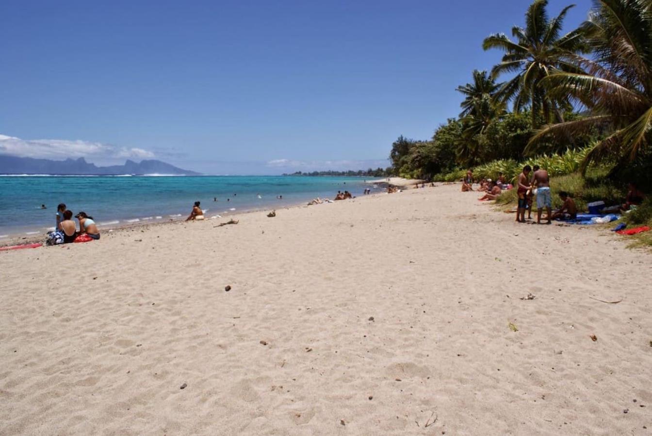 Pension Te Miti - Plage-Beach 200M - Mahana Parc & Vaiava Beach Pk18 - B&B Chambres Ou Dortoir Punaauia  Luaran gambar