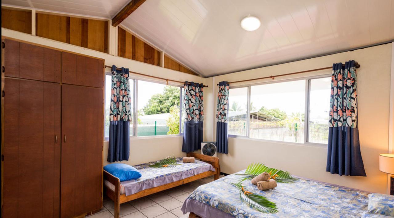 Pension Te Miti - Plage-Beach 200M - Mahana Parc & Vaiava Beach Pk18 - B&B Chambres Ou Dortoir Punaauia  Luaran gambar