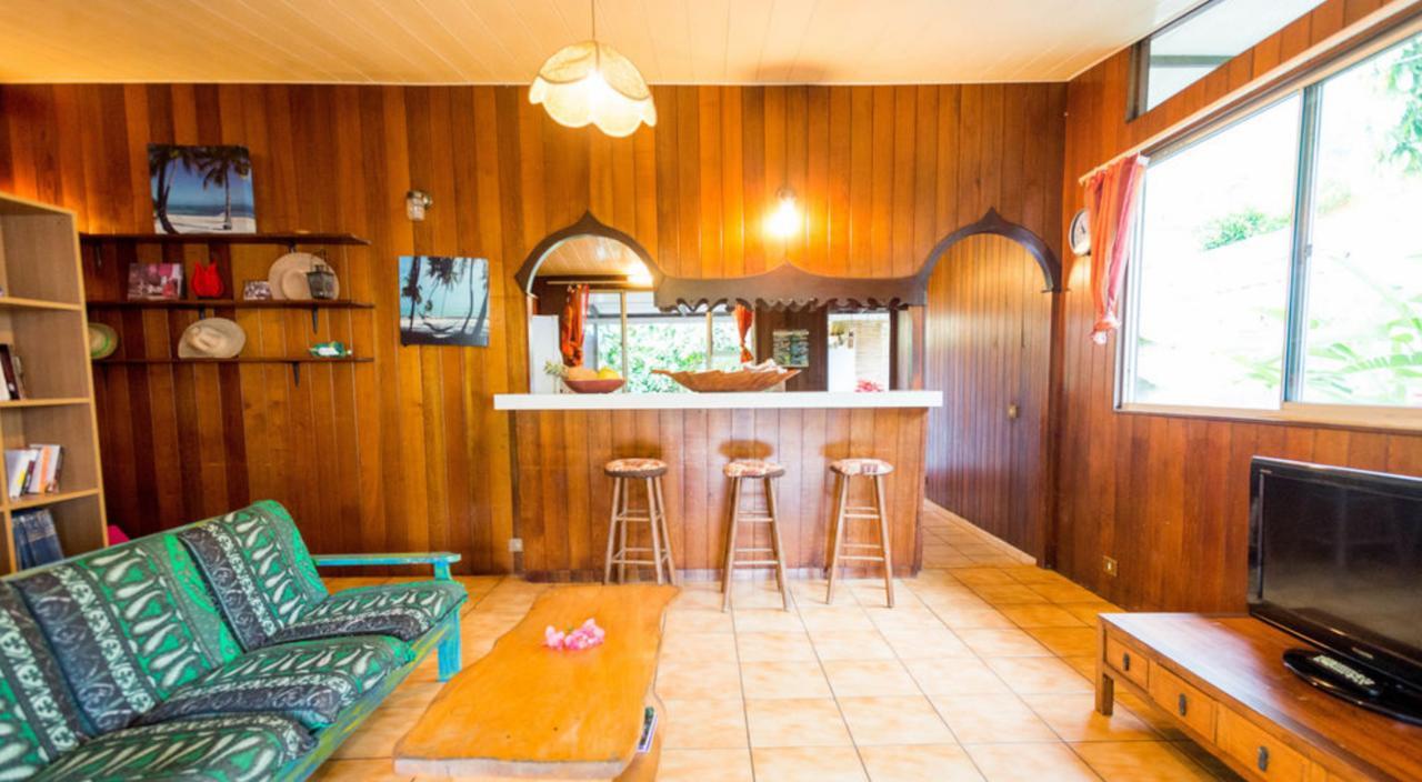 Pension Te Miti - Plage-Beach 200M - Mahana Parc & Vaiava Beach Pk18 - B&B Chambres Ou Dortoir Punaauia  Luaran gambar
