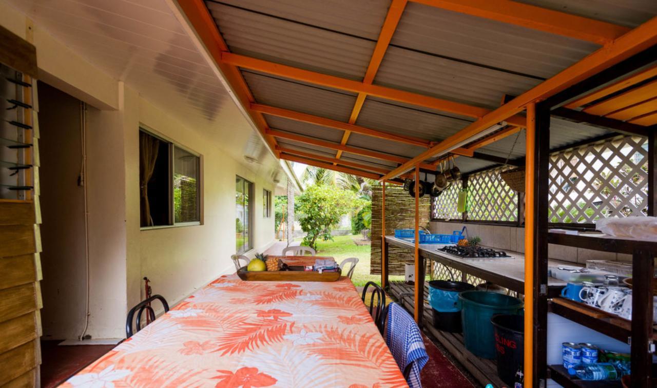 Pension Te Miti - Plage-Beach 200M - Mahana Parc & Vaiava Beach Pk18 - B&B Chambres Ou Dortoir Punaauia  Luaran gambar