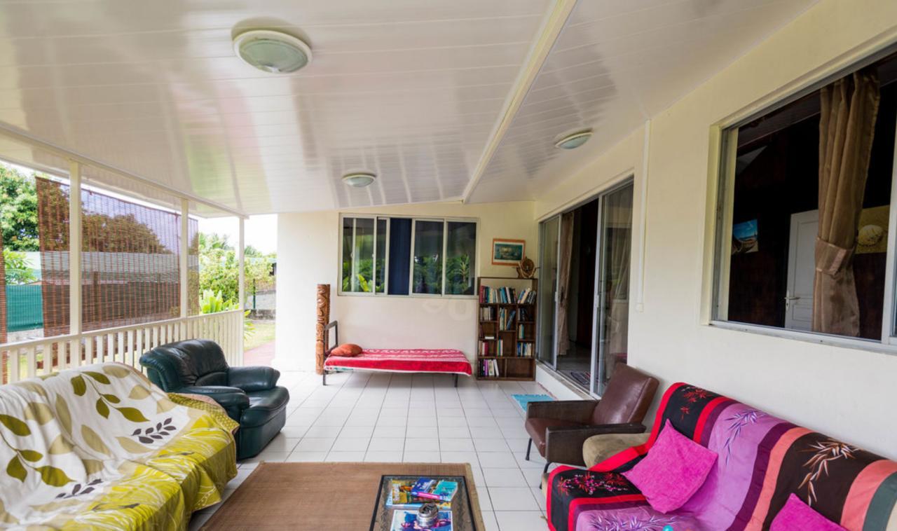 Pension Te Miti - Plage-Beach 200M - Mahana Parc & Vaiava Beach Pk18 - B&B Chambres Ou Dortoir Punaauia  Luaran gambar