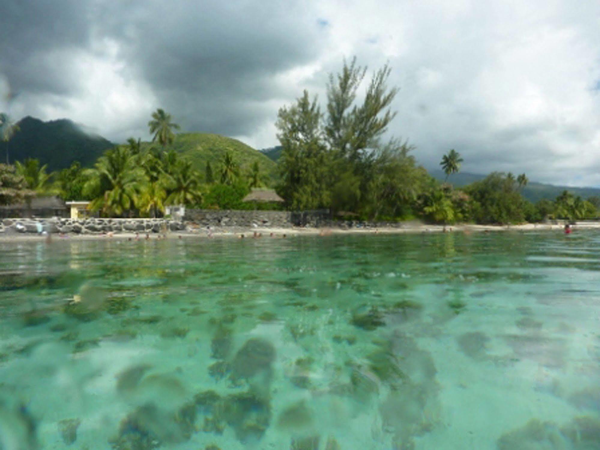 Pension Te Miti - Plage-Beach 200M - Mahana Parc & Vaiava Beach Pk18 - B&B Chambres Ou Dortoir Punaauia  Luaran gambar